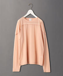 6 | ＜6(ROKU)＞SHEER LOCK LONG SLEEVE PULLOVER/カットソー(Tシャツ/カットソー)