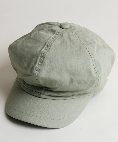 FUNALIVE（ファンアライブ）の「【SI ORIGINAL】無地コットンキャスケット（キャスケット・メンズ・ベージュ/グレー/グリーン系その他2/ネイビー/ブルー/ブラック・FREE）」の4枚目の写真