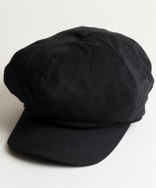 FUNALIVE（ファンアライブ）の「【SI ORIGINAL】無地コットンキャスケット（キャスケット・メンズ・ベージュ/グレー/グリーン系その他2/ネイビー/ブルー/ブラック・FREE）」の2枚目の写真