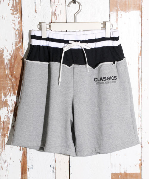 VOTE MAKE NEW CLOTHES(ボートメイクニュークローズ)の「VOTE MAKE NEW CLOTHES ヴォート ボート / "CLASSICS" BB SWT SHORTS クラシックロゴスウェットショーツ(スウェットパンツ・メンズ・ブラック/ネイビー/グレー・SMALL/MEDIUM/LARGE)」の2枚目の写真