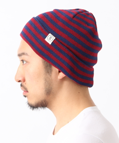 BEAMS(ビームス)の「○BEAMS / ボーダー ワッチキャップ(ニットキャップ/ビーニー・メンズ・レッド系その他/イエロー/ネイビー/パープル/その他1/その他2/その他3/その他4/その他5/その他6/その他7/その他8・ONE SIZE)」の6枚目の写真