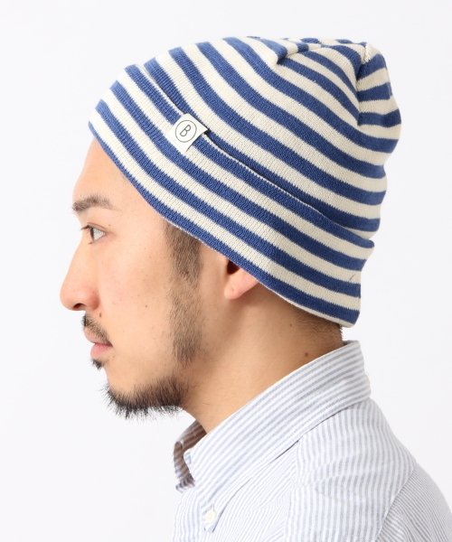 BEAMS(ビームス)の「○BEAMS / ボーダー ワッチキャップ(ニットキャップ/ビーニー・メンズ・レッド系その他/イエロー/ネイビー/パープル/その他1/その他2/その他3/その他4/その他5/その他6/その他7/その他8・ONE SIZE)」の7枚目の写真