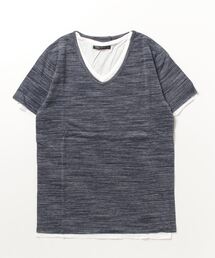 VIBGYOR Select/ アンサンブルVネックTシャツ (BL)