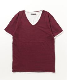 VIBGYOR Select/ アンサンブルVネックTシャツ (BL)