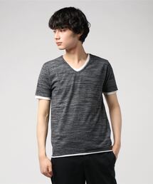 VIBGYOR Select/ アンサンブルVネックTシャツ (BL)