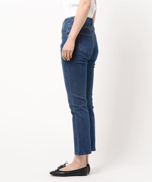 KOBE LETTUCE（コウベレタス）の「ストレッチシガレットストレートデニムパンツ（デニムパンツ・レディース・インディゴブルー/ブルー/ライトブルー・L/LL/M/S）」の9枚目の写真