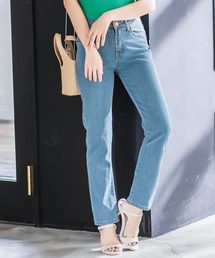 KOBE LETTUCE | ストレッチシガレットストレートデニムパンツ(デニムパンツ)
