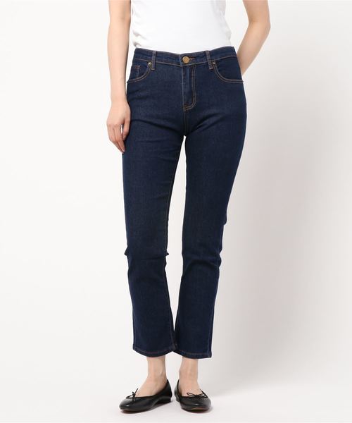 KOBE LETTUCE（コウベレタス）の「ストレッチシガレットストレートデニムパンツ（デニムパンツ・レディース・インディゴブルー/ブルー/ライトブルー・L/LL/M/S）」の6枚目の写真