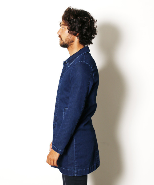 Magine（マージン）の「【Magine】KNIT LIKE DENIM SOUTIEN/C COAT