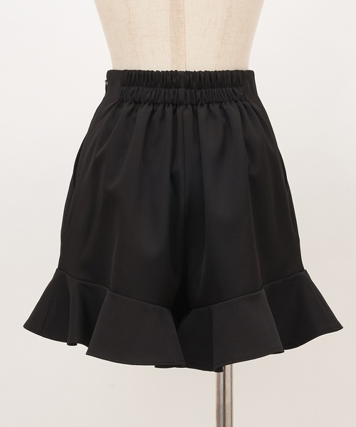 one after another NICE CLAUP(ワンアフターアナザーナイスクラップ)の「レースアップフリルショートパンツ(その他パンツ・レディース・ブラック/ブラウン/ベージュ・FREE)」の17枚目の写真