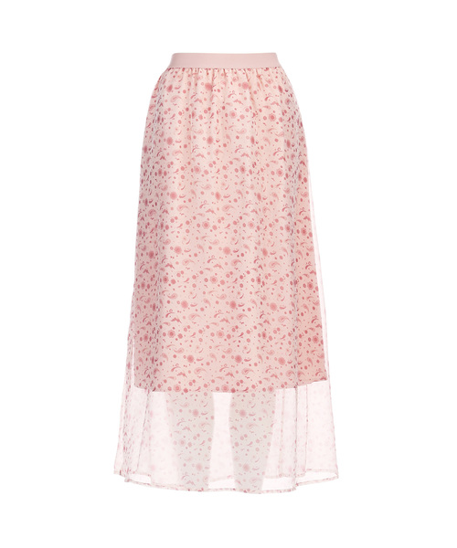 Amostyle By Triumph アモスタイルバイトリンプ の ペイズリープリント マキシスカート Amstdw02 L Btm4 Jx ルームウェア パジャマ Wear