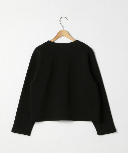 coen（コーエン）の「USAコットン裏起毛カーディガン（パーカー・レディース・ブラック・LARGE/MEDIUM）」の3枚目の写真