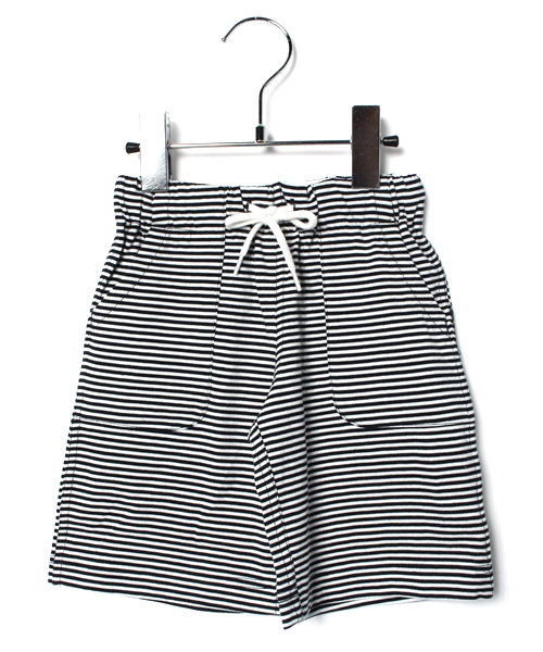 coen（コーエン）の「【KIDS】ミジンボーダーショーツ（その他パンツ・キッズ・グレー/ネイビー・150/140/100/110/130/120）」の2枚目の写真