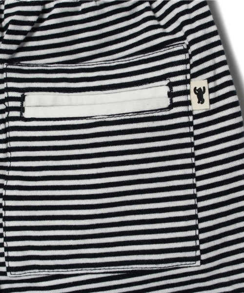 coen（コーエン）の「【KIDS】ミジンボーダーショーツ（その他パンツ・キッズ・グレー/ネイビー・150/140/100/110/130/120）」の6枚目の写真