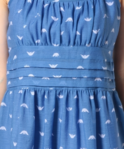 Another Edition（アナザーエディション）の「AE コウモリ PRT CAMI OP ◆（ワンピース・レディース・オフホワイト/コバルトブルー・フリー）」の9枚目の写真