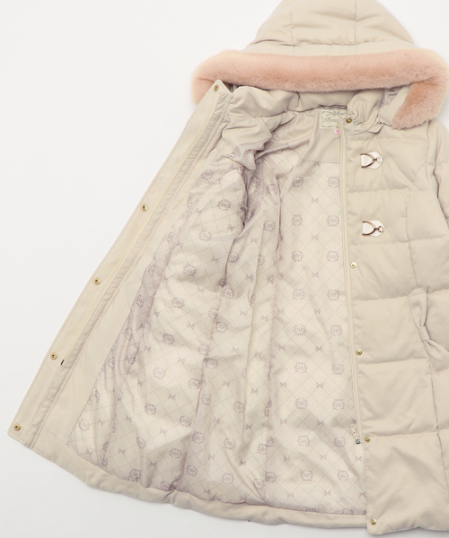 mezzo piano Junior（メゾピアノジュニア）の「ロングダッフルダウン  