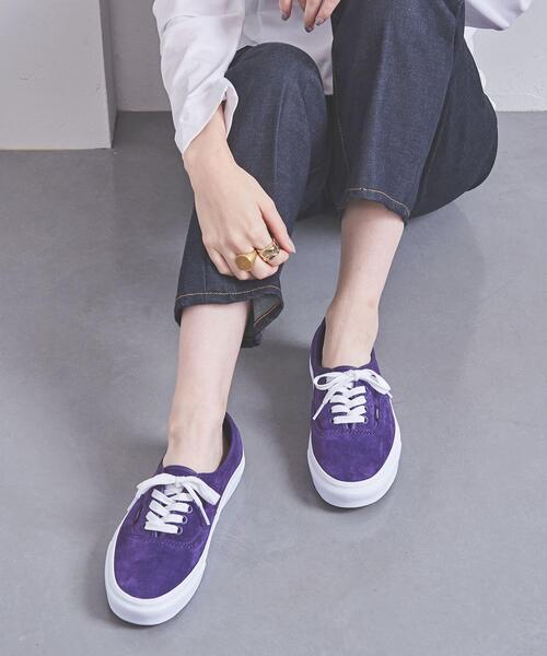 VANS（バンズ）の「＜VANS（ヴァンズ）＞AUTHENTIC SUE スニーカー ◆（スニーカー・レディース・パープル・5/6/4h/5h/6h）」の6枚目の写真