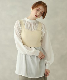 one after another NICE CLAUP | ビスチェセットチュニック(シャツ/ブラウス)