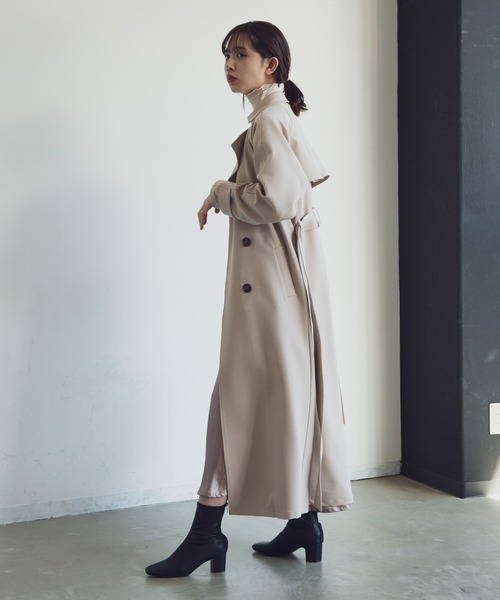 Aunt Marie's（アントマリーズ）の「AUNT MARIE'S ビッグシルエットトレンチコート（トレンチコート・レディース・ベージュ/カーキ/ナチュラル・FREE）」の12枚目の写真