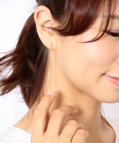 agete（アガット）の「K10SVピアスチャーム（10143117051）（チャーム・レディース・ゴールド系その他・FREE）」の6枚目の写真