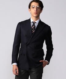 TOMORROWLAND MEN�i�g�D�����[�����h�����j�́uHORIZON TWILL 6B�_�u���u���X�g�e�[���[�h�W���P�b�g Ermenegildo Zegna�i�e�[���[�h�W���P�b�g�j�v