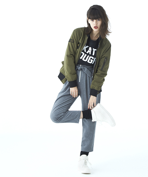 WEGO（ウィゴー）の「WEGO/ハイカットスニーカー（スニーカー・レディース・ホワイト/ブラック/キャメル/ピンク・MEDIUM/LARGE）」の16枚目の写真