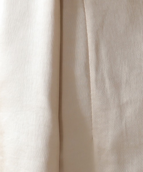 Bab（バブ）の「ヴィンテージサテンストレートスカート/シャイニーサテンエアリーマキシロングスカート（スカート・レディース・ベージュ/アイボリー/ラベンダー・38）」の7枚目の写真