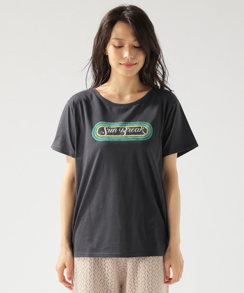 BAYFLOW(ベイフロー)の「カリフォルニアコットン アソートアートTシャツ(Tシャツ/カットソー・レディース・ホワイト/ベージュ/チャコール・SMALL/MEDIUM)」の20枚目の写真