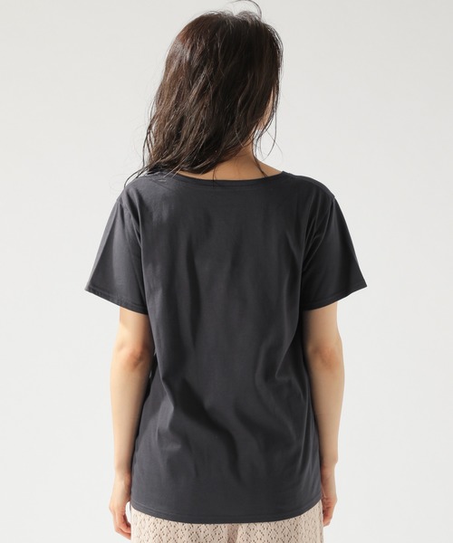 BAYFLOW(ベイフロー)の「カリフォルニアコットン アソートアートTシャツ(Tシャツ/カットソー・レディース・ホワイト/ベージュ/チャコール・SMALL/MEDIUM)」の13枚目の写真