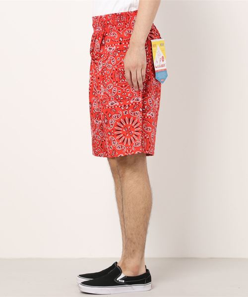 COOKMAN（クックマン）の「Cookman クックマン シェフショートパンツ イージーパンツ ペイズリーレッド バンダナ（その他パンツ・メンズ・レッド・MEDIUM/LARGE）」の10枚目の写真