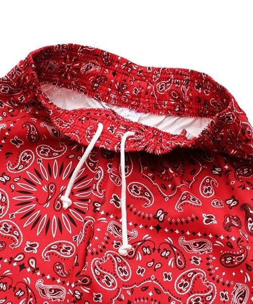 COOKMAN（クックマン）の「Cookman クックマン シェフショートパンツ イージーパンツ ペイズリーレッド バンダナ（その他パンツ・メンズ・レッド・MEDIUM/LARGE）」の7枚目の写真