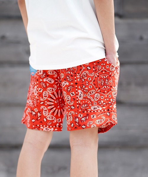 COOKMAN（クックマン）の「Cookman クックマン シェフショートパンツ イージーパンツ ペイズリーレッド バンダナ（その他パンツ・メンズ・レッド・MEDIUM/LARGE）」の16枚目の写真