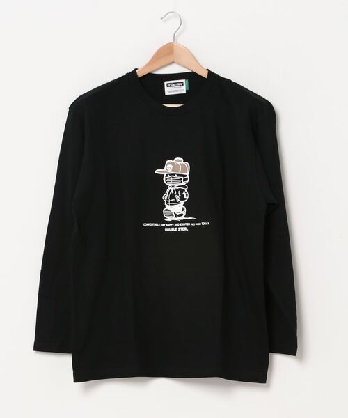 DOUBLE STEAL（ダブルスティール）の「Mask DOUBZ 長袖Tシャツ（Tシャツ/カットソー・メンズ・ホワイト×ブルー/ブラック×ブルー/ホワイト系その他/ブラック系その他/ブラック×グレー・LARGE/MEDIUM/X-LARGE/XX-LARGE）」の7枚目の写真