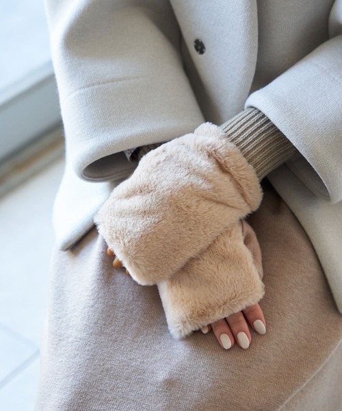 セール エコファーフィンガーレスグローブ 手袋 Rope Picnic ロペピクニック のファッション通販 Zozotown