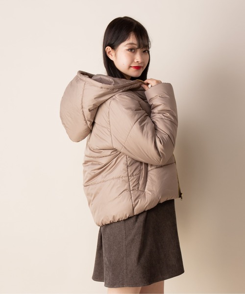 Mysa&Liina（ミーサリーナ）の「ショート中綿ブルゾン（ブルゾン・レディース・ブラック/モカ・M/L）」の12枚目の写真