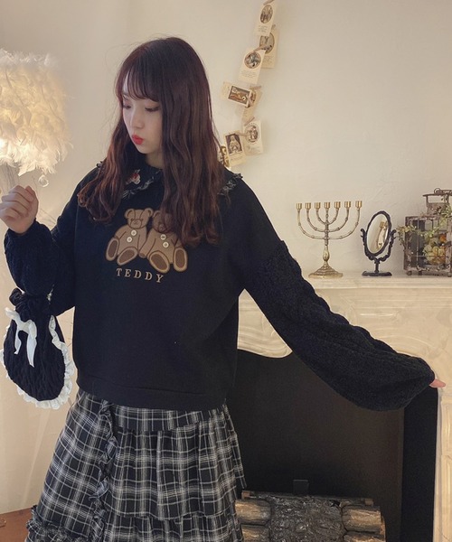 〖発送前値下げ！〗Swankiss　PN cotton sweat TOPS 417 EDIFICE（フォーワンセブンエディフィス）の「SLAPS / SWEAT