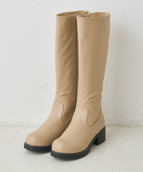 ボリュームロングブーツ ブーツ Who S Who ブーツ Chico フーズフーチコ のファッション Who S Who アウトレット 激安店舗 の