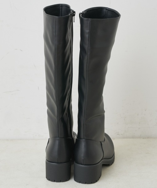 Chico（チコ）の「ボリュームロングブーツ（ブーツ・レディース・ブラック/ベージュ/ブラウン・SMALL/MEDIUM/LARGE）」の16枚目の写真