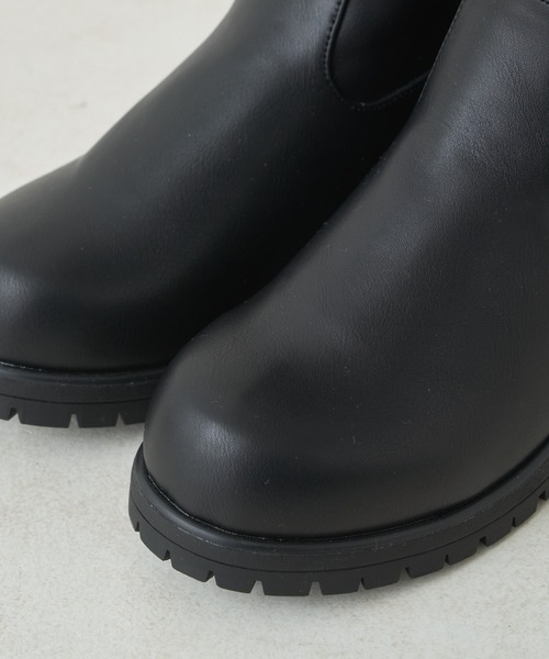 Chico（チコ）の「ボリュームロングブーツ（ブーツ・レディース・ブラック/ベージュ/ブラウン・SMALL/MEDIUM/LARGE）」の8枚目の写真