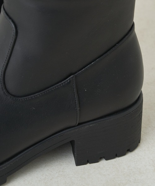 Chico（チコ）の「ボリュームロングブーツ（ブーツ・レディース・ブラック/ベージュ/ブラウン・SMALL/MEDIUM/LARGE）」の14枚目の写真