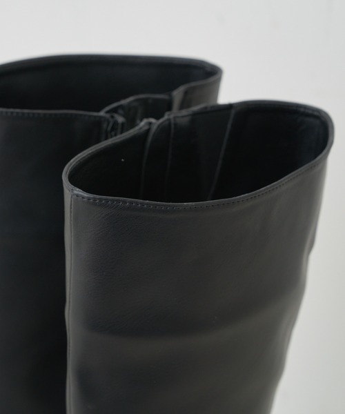 Chico（チコ）の「ボリュームロングブーツ（ブーツ・レディース・ブラック/ベージュ/ブラウン・SMALL/MEDIUM/LARGE）」の9枚目の写真