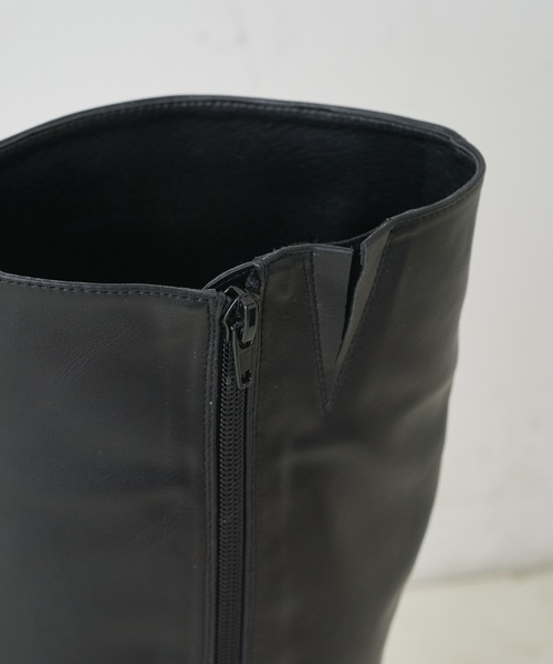 Chico（チコ）の「ボリュームロングブーツ（ブーツ・レディース・ブラック/ベージュ/ブラウン・SMALL/MEDIUM/LARGE）」の15枚目の写真