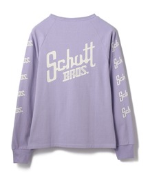 schott（ショット）の「SCHOTT/ショット/ロゴプリントラグランTシャツ（Tシャツ/カットソー・キッズ）」
