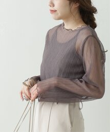RAY CASSIN | チュールプルオーバーキャミセット(Tシャツ/カットソー)