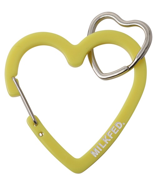 MILKFED.（ミルクフェド）の「NEO HEART CARABINER（キーホルダー・レディース・ブラック/ブラウン/レッド/ピンク/ライトパープル/ライトイエロー/ライトピンク・ONE SIZE）」の21枚目の写真