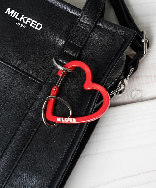 MILKFED.（ミルクフェド）の「NEO HEART CARABINER（キーホルダー・レディース・ブラック/ブラウン/レッド/ピンク/ライトパープル/ライトイエロー/ライトピンク・ONE SIZE）」の20枚目の写真