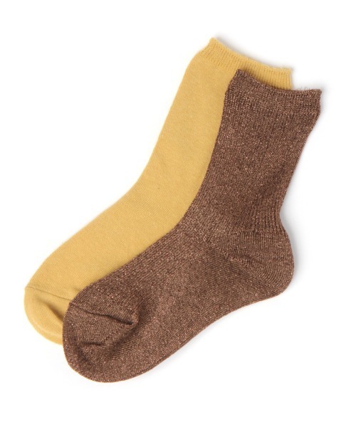 LOWRYS FARM（ローリーズファーム）の「２Ｐカラーソックス　929404（ソックス/靴下・キッズ・パープル/イエロー/グリーン・MEDIUM/LARGE）」の7枚目の写真