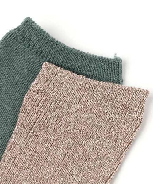 LOWRYS FARM（ローリーズファーム）の「２Ｐカラーソックス　929404（ソックス/靴下・キッズ・パープル/イエロー/グリーン・MEDIUM/LARGE）」の9枚目の写真