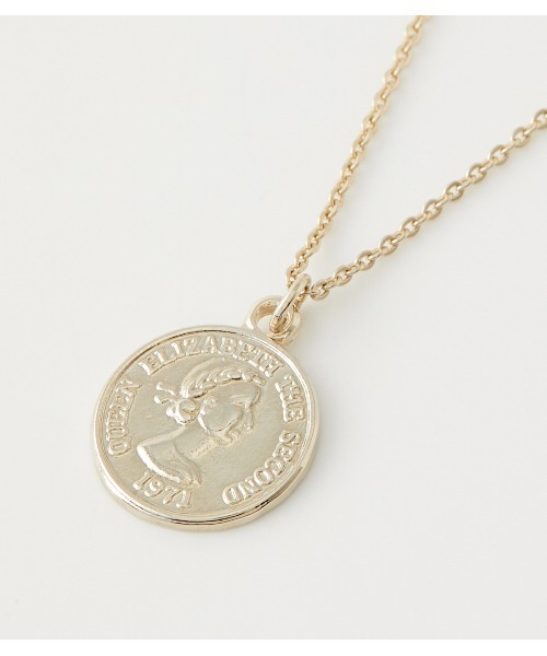 AZUL by moussy(アズールバイマウジー)の「COIN THREE-STRAND NECKLACE/コインスリーストランドネックレス(ネックレス・レディース・シルバー/ゴールド系その他・FREE)」の5枚目の写真