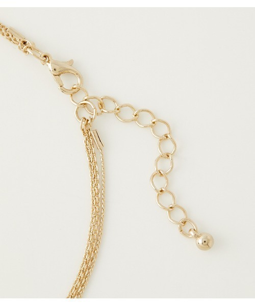AZUL by moussy(アズールバイマウジー)の「COIN THREE-STRAND NECKLACE/コインスリーストランドネックレス(ネックレス・レディース・シルバー/ゴールド系その他・FREE)」の9枚目の写真